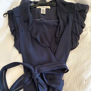 Diane VonFursternberg wrap blouse